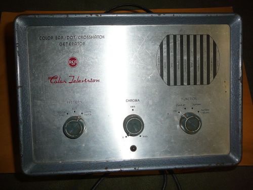 Vintage RCA Color Television Color Bar / DOT / Crosshatch Generator, WR-64A