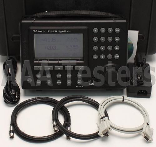 Tektronix rfm151 signalscout signal catv meter dv3 rfm 151 for sale