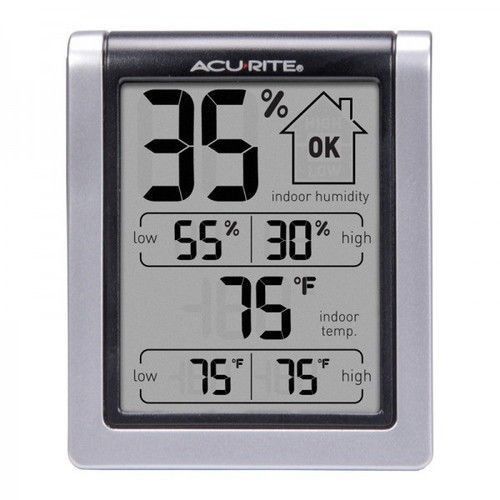 Portable Acu Rite Indoor Room Temperature Humidity Hygrometer Monitor Sensor New