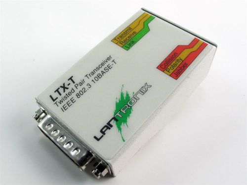 Lantronix LTX-T Twisted Pair Ethernet Transceiver IEEE 802.3 10BASE-T