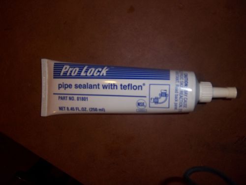 Plumbing pipe sealant with teflon pro lock #81801 nsf 8.45 fl oz loctite unused for sale