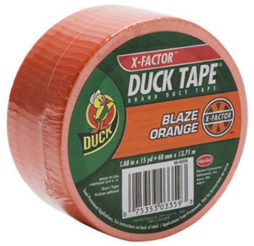 Duck Tape X-Factor Blaze Orange Print Duct Tape 868090