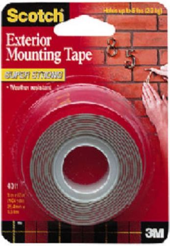 3M Scotch 1&#034; x 60&#034; Roll, Super Strong Exterior Mounting Tape #4011