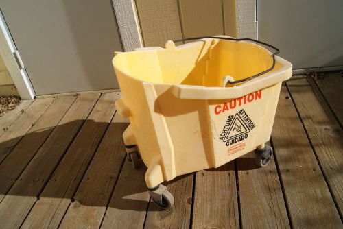 Mop bucket, rubbermaid, 8 gallon capacity for sale