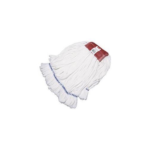 Rubbermaid® commercial rough floor wet mop head, large, cotton/synthetic, white, for sale