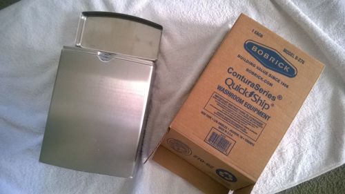 Bobrick surface-mounted sanitary napkin disposal, b-270 conturaseries® for sale