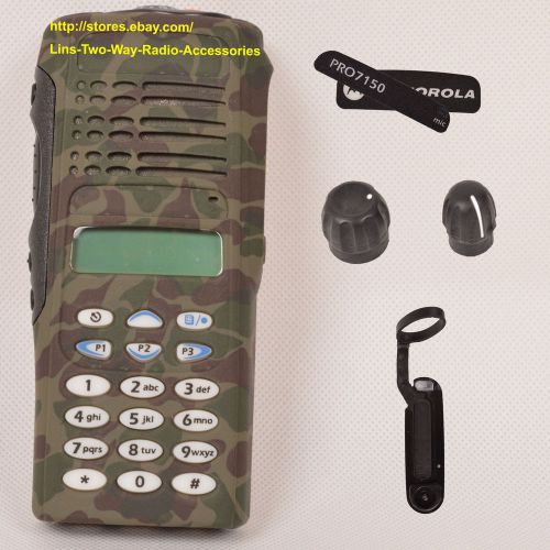 Camouflage housing case for Motorola PRO7150 ( LCD+Ribbon Cable+Speaker+mic)