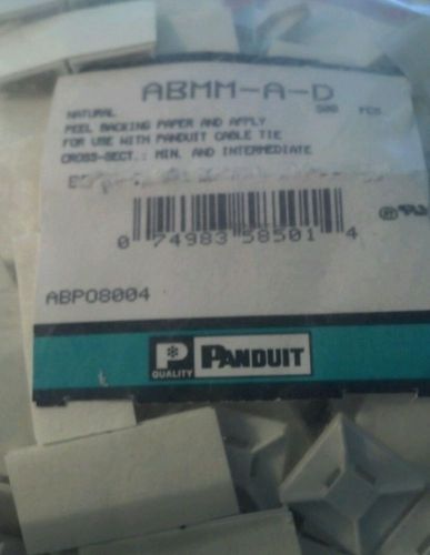 Panduit brand cable tiemounts or  holders 500 pieces state approved