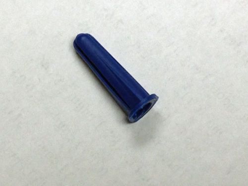 10-12 x 1&#034; blue conical plastic wall anchors - bulk 1000pcs for sale