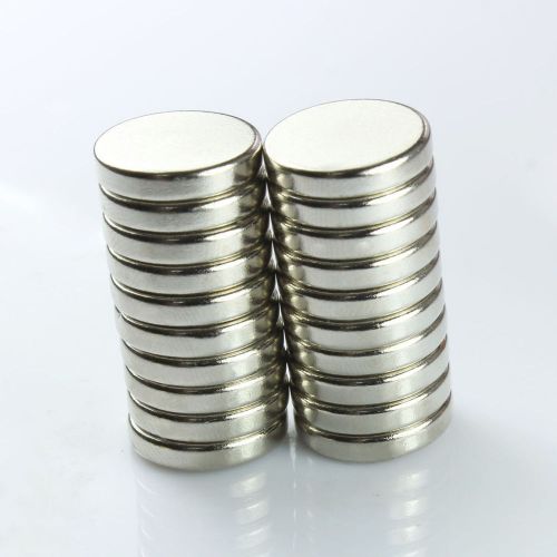 20pcs Strong Magnets N35 Round Slice Disc 15mm X 3mm Rare Earth Neodymium Craft