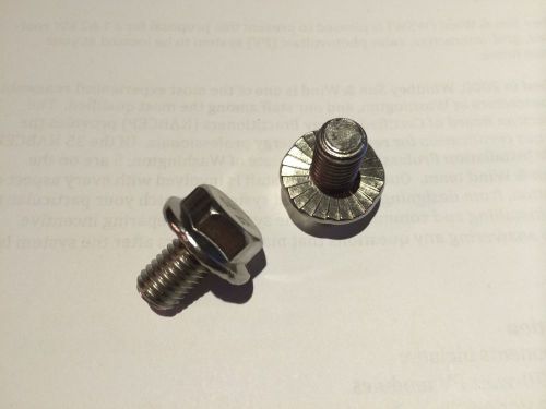 NEW M10 STAINLESS STEEL SERRATED FLANGE NUT (PKG OF 25)