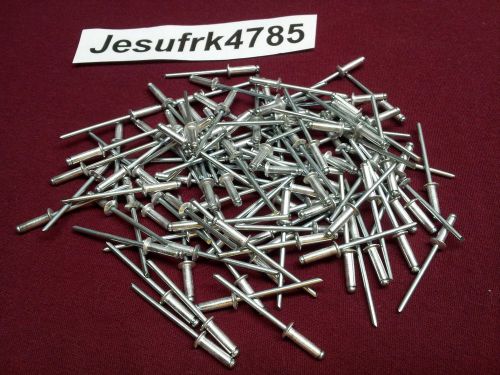 (100) Pop Rivets 3.2 x 11mm Metal Stainless Steel Round Head High Quality .. New