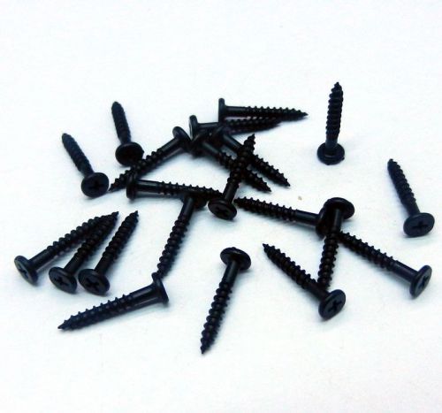 100 pcs m2*12mm screw self-tapping screw cross head screw screws black diy for sale