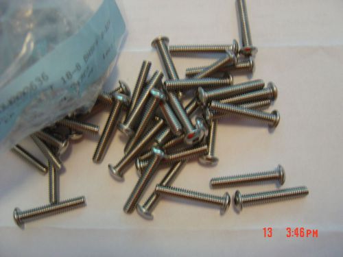 8-32 X 1&#034; Long Stainless Steel Button Head Screws