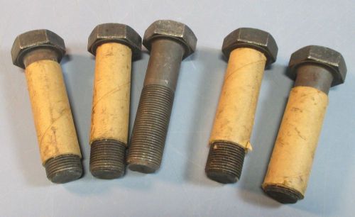 Lot of 5 infasco 1&#034; - 14 unf 4&#034; shaft grade 8 steel cap screw bolt nwob for sale