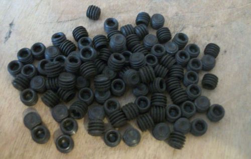 Lot of 98 socket set screws 5/16-18 x 1/4,  allen, grade 2, steel, zinc for sale