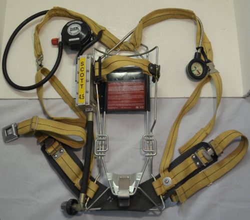 Refurbished scott wireframe 4.5 scba firefighter air pak pack 1992 ed (pak only) for sale