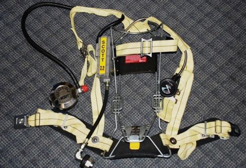 Refurbished scott 2.2 scba wireframe firefighter air pack pak airpak for sale