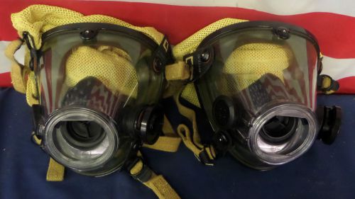 Scott av2000 small face masks with green rubber seal external exhalation valve for sale