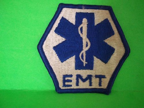 EMT Star Of Life Embroidered Patch
