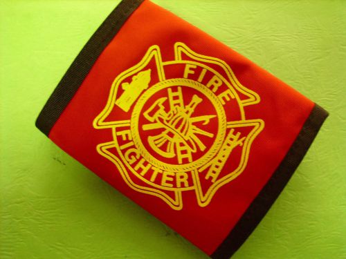 Firefighter nylon badge, wallet and picture/cc for sale