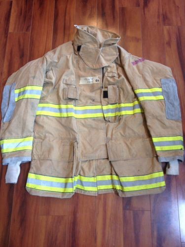 Firefighter turnout / bunker gear coat globe g-extreme 48cx35l euc 05&#039; for sale