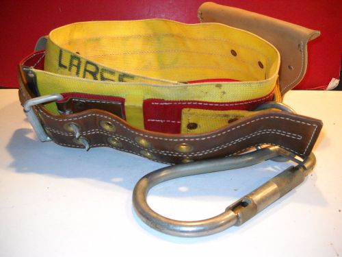 Fire department &#034;pompier&#034;  ladder  safety belt for sale