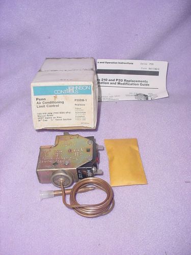 Penn johnson controls air conditioning limit control switch p20db-1   -new- for sale