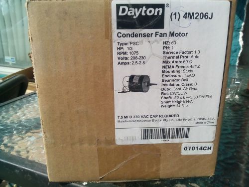 dayton condenser fan motor 4m206j