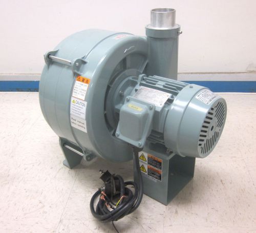 Toshiba muto denki 3hp multistage centrifugal turbo blower 3ph motor mi-12/6(u6) for sale