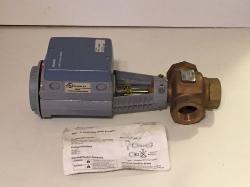 Siemens hvac skd62 electro hydraulic actuator 3 - way brass fitting 02051 for sale