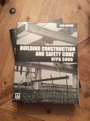 NFPA 5000 2015 edition NEW Builing Construction and Safety Code
