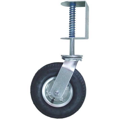 Shepherd hardware 9798 spring loaded swivel pneumatic wheel gate caster 8&#034; new for sale