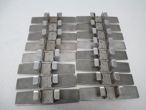 Lot 16 new rexnord 1874 conveyor link plate stainless 6in d290786 for sale