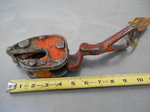 Merrill bros no.55 vertical 1/2ton 1000lb capacity swl 0-5/8&#034;plate lifting clamp for sale