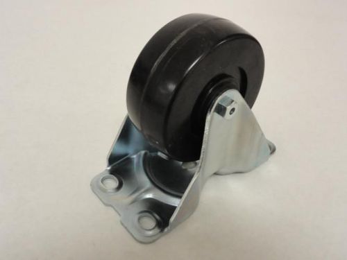 91737 Old-Stock,  1UKR8 Rigid Plate Caster, 200 lb, 4&#034; Diameter