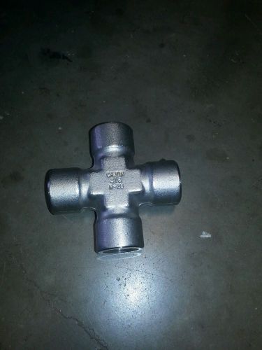3/4&#034; female cross, stainless steel for sale