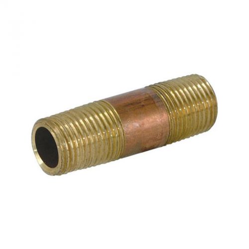 Ez-flo 78721 red brass nipple - 3/4&#034; mip for sale