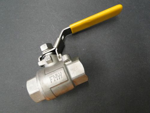 FNW Valve 2000WOG Ball Valve 3/4&#034;NPT CF8M