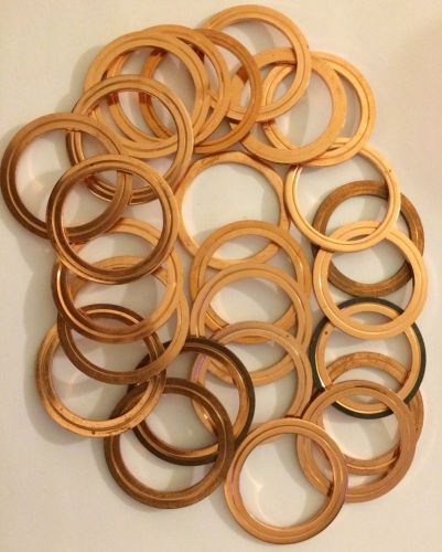25 1-7/8&#034; high vacuum copper gasket for 2-3/4&#034; cf flange (varian mdc norcal) for sale