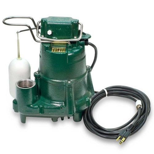 Zoeller m98 auto cast iron submersible sump/effluent pump 98-0001 (1/2hp, 115v) for sale