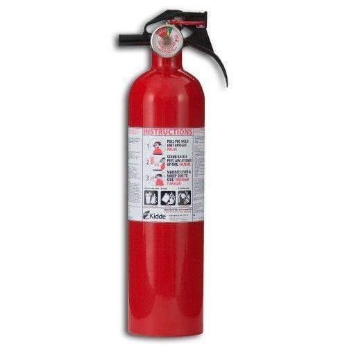 New 2.5 lb abc kidde fire extinguisher w/ nylon strap bracket - model fa110 for sale