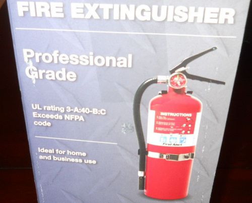 First alert heavy duty fire extinguisher professional commercial grade fe3a40gr for sale
