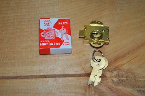 LETTER BOX LOCK-OLD STYLE MAILBOX LOCK WITH BOX