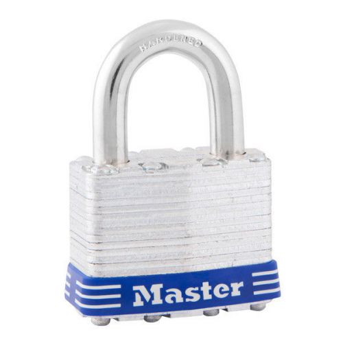 Master lock padlock 1d hardened steel shackle not keyed alike new in package! for sale