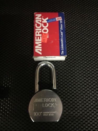 American Lock A700, Solid Steel, 100th Anniversary, Rekeyable, 1-1/16&#034; Shackle