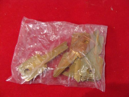 10 uncut Jet keys gold in original package car glovebox trunk RA4 970AM GM