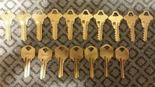LOCKSMITH - NEW 2 Sets 1 ea. Of - Schlage SC1 and Kwikset KW1 Space &amp; Depth Keys