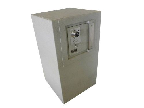 ALLIED GARY DOUBLE SIDED COMBINATION FLOOR SAFE / DEPOSIT SAFE 24&#034; X 24&#034; X 43&#034;