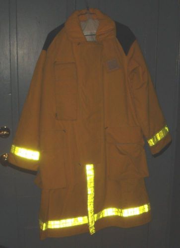 BH759 Securitex PBI Fire Fighters Turnout Bunker Coat Style 419L Size 46-48 NEW